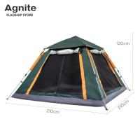 ราคา Agnite เต็นท์แคมปิ้ง เต็นท์สนาม เต็นท์เดินป่า เต็นท์นอนป่า เต็นท์นอน เต็นท์พับได้ ระบายอากาศได้ดี ขาตั้งpop up กางง่าย Camping Tent (19596789230)
