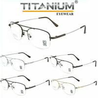 ราคา กรอบTITANIUMแว่นตาบิดงอได้360 ไร้กรอบล่าง (9596414650)