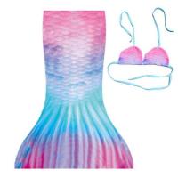 ราคา 2 PCS ชุดหางนางเงือกสำหรับเด็กชุดว่ายน้ำเด็กบิกินี่เดินรุ่น Mermaid น่ารักชุดว่ายน้ำแฟชั่นแสดงเสื้อผ้าสายรุ้งสี (7974117483)