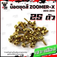 ราคา น็อตชุดสีZoomer X ปี 2012 2014 1ชุด 25 ตัว น็อตชุดสีซูมเมอร์ น็อตZoomer น็อตเฟรมZoomerX น็อสแตนเลส ZoomerX (17456006271)