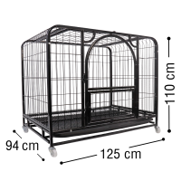 ราคา กรงสุนัขจัมโบ้ กรงหมาขนาดใหญ่ กรงสัตว์เลี้ยง แข็งแรง ทนทาน เคลือบสีกันสนิม มีมุ้งขายแยก Dog Cage (20682840721)