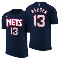 ราคา คอลูกเรือเสื้อยืดคอกลมเสื้อยืด ลายบาสเก็ตบอล Nba Brooklyn NETS CITY Edition 22 Navy 7 Kevin DURANT 11 Kyrie IrvS 5XL (16864871020)