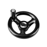 ราคา มือจับล้อสีดำกลม3ก้านล้อสำหรับเครื่องกลึงเครื่องกัด (16617201509)