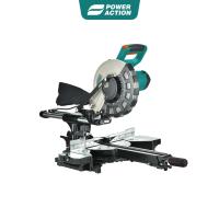 ราคา Power Action เลื่อยตัดองศาไฟฟ้า เครื่องตัดองศา เลื่อยองศา ตัดไม้ ตัดเหล็ก ตัดอลูมิเนียม รุ่น MS2000 (14718274245)