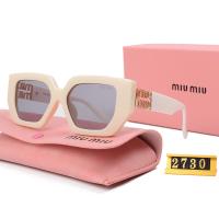 ราคา แว่นกันแดดผู้หญิง Miu Miu คุณภาพสูงเลนส์ไล่ระดับสี2730สี่เหลี่ยม UV400สำหรับผู้ชาย (21071968368)