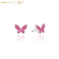 ราคา Louis Montini Jewelry Sterling Silver 925 Earrings ต่างหูเงินแท้ 92 5 ต่างหูผู้หญิง รูปผีเสื้อ LJER112 (20267578828)