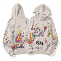 ราคา 2023ใหม่ จุด แฟชั่น SAINT MICHAEL 21SS ใหม่ Simpson Graffiti Distressed ลำลองแขนยาว Hooded เสื้อกันหนาว (19771447474)