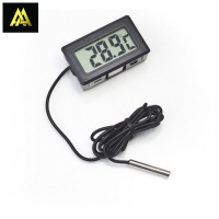 ราคา ถูกสุด วัดอุณหภูมิ tmp10 Digital Thermometer Temperature เครื่องวัดอุณหภูมิ 5 C 110 C หัววัดกันน้ำ แถมฟรีแบตเตอรี่พร้อมส่ง สต็อกในไทย สินค้าพร้อมส่งค่ะ สามารถออกบิลได้ค่ะ (18031023498)