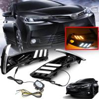 ราคา ไฟเดย์ไลท์ DAYLIGHT DRL รุ่น โตโยต้า โคโรล่า อัลติส TOYOTA COROLLA ALTIS ปี 2016 2018 สีดำ พร้อมชุดสายไฟ 1 ชุด (12496085973)