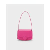 ราคา CHARLES and KEITH CK2 20782087 ตกแต่งหัวเข็มขัดทรงกลม One shoulder Messenger กระเป๋าสี่เหลี่ยมเล็กสำหรับผู้หญิง (18804683760)