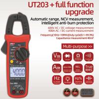 ราคา 24ชั่วโมง UNI T UT201 Plus UT202 Plus UT202A UT203 UT204 400 600A แคลมป์มิเตอร์ดิจิตอลความแม่นยำสูงอัจฉริยะป้องกันการเผาไหม้ True RMS (9438418732)