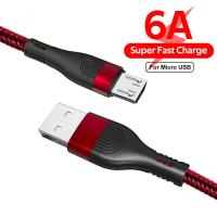 ราคา ไมโคร USB สายชาร์จแบตเตอรี่6A สายชาร์จข้อศอก90องศาสำหรับ Samsung S7 Xiaomi Redmi 5 5Plus โทรศัพท์แอนดรอยด์1เมตร (20073687496)