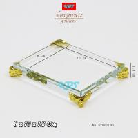 ราคา ฐานแก้วคริสตัล มีขา ฐานพระ ฐานรองพระ แท่นวางพระ แท่นรองพระ ฐานวางพระ ฐานตั้งบูชาพระ แท่นบูชา ที่วางพระ Crystal Clears Base Glass Stand (9673306938)