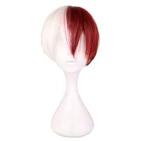 ราคา My Hero Academia Shoto Todoroki วิกผมคอสเพลย์สีเงินสีขาวและสีแดงวิกผมสั้นของ Boku No Hiro Akademia Shouto คอสเพลย์ปาร์ตี้ (20110083440)