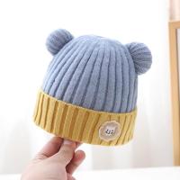 ราคา I LOVE หมวกปิดหูตุ๊กตาลูกหมีน่ารักขนแกะหมวกถักฤดูหนาว (20774207932)