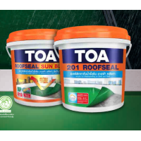 ราคา TOA รูฟซีล ซันบล็อค สีเทา 5GL 20 0Kg ROOFSEAL SUN BLOCK อะคริลิกทากันรั่วซึมดาดฟ้า ถัง TTR Store (17323090040)