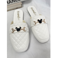 ราคา รองเท้าแตะ ส้นแบน แบบเปิดส้น ชาแนล BigSize 41 45 รองเท้าผู้หญิง ไซส์ใหญ่ รองเท้าแฟชั่น (16479258330)