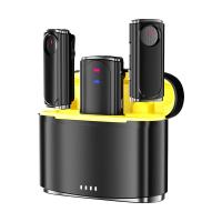 ราคา 1 SET Dual Channel Wireless Microphone Lavalier Microphone for Gaming Recording Interview (19725615856)