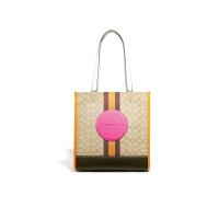 ราคา กระเป๋าสะพายไหล่ COACH 1917 DEMPSEY TOTE IN SIGNATURE JACQUARD WITH STRIPE AND COACH PATCH IMR1U (8454189555)