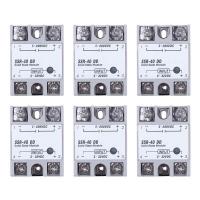 ราคา Single Phase Solid State Relay DC DC SSR 40DD 40A DC3 32V DC5 60V สีขาว เงิน (14384435843)
