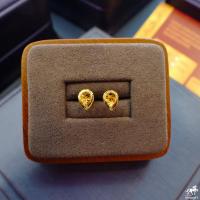 ราคา ต่างหูทองคำแท้ 1 กรัม ลายหยดน้ำตัดลาย ทองคำแท้ 96 5 ขายได้ จำนำได้ มีใบรับประกัน ต่างหูทอง ต่างหูทองคำแท้ (7686867822)