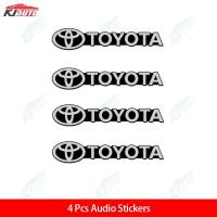 ราคา Limited Time Offer Toyota Fashionable 3D Aluminum Metal Audio Sticker Car Decoration Accessories for Hilux Innova Corolla Cross Rush Calya Yaris Vios Avanza Raize Veloz Sienta (20592549034)