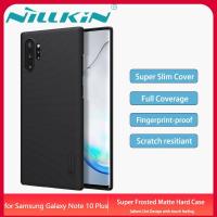 ราคา Original Nillkin เคสโทรศัพท์ Samsung Galaxy Note 10 Plus Case Super Frosted Shield Hardcase Matte Back Cover Casing (16156548900)