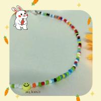 ราคา สร้อยคอลูกปัดโทนสีเข้มลูกปัดยิ้ม (19004157318)