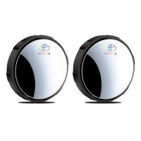 ราคา Sieece 2 ชิ้น กระจกมองมุมอับรถยนต์ กระจกมองมุม อุปกรณ์แต่งรถยนต์ สำหรับ Toyota Veloz Wish CHR Yaris Altis Sienta Fortuner Vios Corolla Prius Camry Alphard (19710624830)