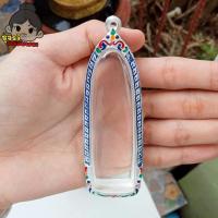 ราคา กรอบพระ กรอบพระเงินผสม ใส่พระร่วงรางปืนใหญ่ กว้าง2 6 สูง8 3ซม ขนาดจอกระจก (21185008127)