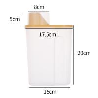 ราคา กระบอกอาหาร กล่องใส่อาหารแมว ที่ใส่ข้าวสาร กล่องเก็บของแบบปิดผนึก ใช้ถนอมอาหาร สำหรับถนอมอาหาร ข้าว ธัญพืช ซีเรียล พร้อมถ้วยตวง (14624355498)