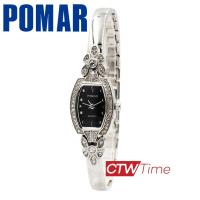 ราคา Pomar นาฬิกาข้อมือผู้หญิง สายสแตนเลส รุ่น PM63516SS04 สีเงิน หน้าปัดดำ (7974146400)