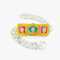 ราคา เลสหลวงพ่อรวย ปาสาทิโก รุ่นไตรมาส 59 รวย รวย รวย หนัก4บาท พร้อมกรอบชุบทองฝังเพชร แถมฟรีตลับใส่เลสข้อมือ แถมพรีผ้ายันต์ (7862237448)