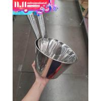 ราคา หม้อโจ๊ก กระบวยตักโจ๊ก หม้อตักน้ำซุป กระบวยตักน้ำซุป หม้อโจ๊กสแตนเลส ขนาด 1820 cm ถูกที่สุด พร้อมส่ง (9072747322)