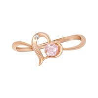 ราคา A CEMI Pink Tourmarine October Birthstone Ring พลอยแท้ พิงค์ทัวร์มาลีน แหวนพลอยแท้ พิงค์ทัวร์มาลีน แหวนเงินแท้ ชุบทอง 18K โรสโกลว์ (6745264447)