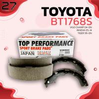 ราคา ก้ามเบรค หลัง TOYOTA VIGO 2WD ตัวเตี้ย 04 08 VIGO CHAMP 2WD 04 08 INNOVA 04 15 TIGER 2WD 99 04 TOP PERFORMANCE BT 1768 S ผ้าเบรค ดรัมเบรคหลัง โตโยต้า วีโก้ แชม อินโนว่า ไทเกอร์ BENDIX BS1768 (42180305