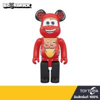 ราคา พร้อมส่ง โค้ดส่วนลด Lightning Mc Queen 1000 By Bearbrick ลิขสิทธิ์แท้ (17379834930)