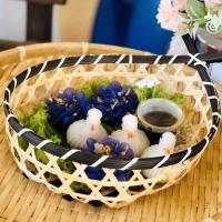 ราคา ตระกร้าสานรูปปลา ตระกร้าไม้ไผ่ ตระกร้าไม้ ภาชนะใส่อาหาร ตระกร้าจัดของขวัญ ตระกร้าสานไม้ไผ่ ขนาดเส้นผ่านศูนย์กลาง 20 ซม (18131885276)