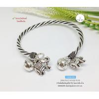 ราคา กำไลเงินแท้92 5 ร้อยกระดิ่งและช้าง รมดำ กำไลแบบเกลียว หนัก 1 บาท Free size 6 5 7 นิ้ว เรือนเงินแท้ (19404447290)