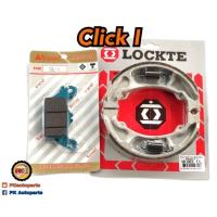 ราคา ผ้าเบรค หน้า หลัง Click Fino Mio Nouvo PCX Wave100125 (20458651288)