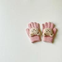 ราคา ถุงมือเต็มนิ้วสำหรับเด็กลายหมีการ์ตูนถุงเท้าเด็กน่ารักผ้าขนสัตว์ฤดูหนาวถุงมืออบอุ่นสำหรับผู้ชายผู้หญิง (21031708169)