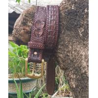 ราคา งานสวยๆต้องใช้หนังแท้ เป็นหนังกระดูกคู่ เข็มขัดหนังจระเข้สำหรับ เอกบุรุษเช่นคุณ สวย หรู (20944354049)