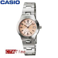 ราคา Casio Standard นาฬิกาข้อมือผู้หญิง สายสแตนเลส รุ่น LTP 1241D 4A3DF เรือนเหล็ก หน้าโอรส (2219304090)
