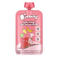 ราคา ซื้ออาหารบด7เเถมเพิ่ม1ถุง ช้อนPeachy อาหารเสริมเด็ก อาหารบดเด็ก อาหารเด็ก6เดือน พิชชี่อาหารเด็ก เริ่มทาน ขนมเด็ก (20212084372)