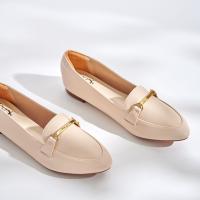 ราคา Ms Choo Flats Melissa รองเท้าส้นเตี้ย รองเท้าโลฟเฟอร์ รองเท้าคัทชู นุ่ม สวมใส่สบาย (4658604686)