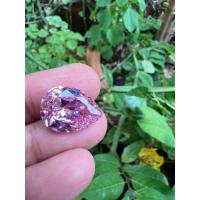 ราคา สีชมพู PEAR SHAPE 13X18 PINK DIAMOND เพชรรัสเซีย เพชร CZ กะรัต CARATS พลอย ขนาด 13X18 มิล MM 1 Pcs 1 เม็ด (14271948178)
