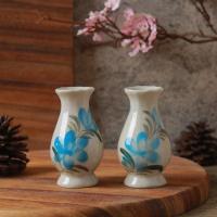 ราคา set คู่ 2 ชิ้น แจกันเล็ก แจกัน 3 นิ้ว แจกันหิ้งพระ แจกันเซรามิค แจกันดอกไม้ ของตกแต่งบ้าน (4672138224)