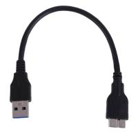 ราคา 20cm USB 3 0 AM to Micro Data Charger Hard Disk Cable for SamsungGalaxy S5 Note 3 Black intl (125779799)