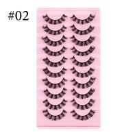 ราคา ขนตาปลอมปลอมยาว10คู่ขนตาปลอมขนม Faux เทียม3D ขนตาปลอมแบบนุ่มขนปุยขายส่ง (20687746609)