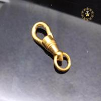 ราคา ตะขอก้ามปู สีทอง งานเลเซอร์ 1 ชิ้น (675082718)